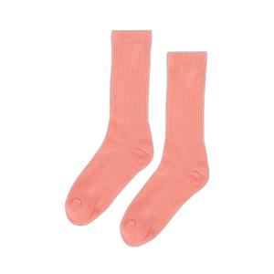 cs6005-brightcoral-meias-colorful-standard-organic-active-bright-coral-coral-brilhante