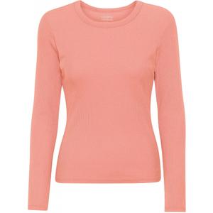 cs2055-brightcoral-t-shirt-de-manga-comprida-com-nervuras-colorful-standard-organic-coral-brilhante