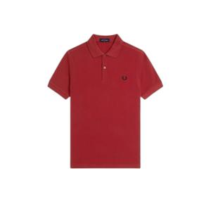 fpm6000-y35-polo-de-tenis-fred-perry-rouge-brule-bleu-marine