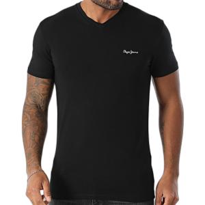 pm505999-999-t-shirt-pepe-jeans-original-basic-v-preto